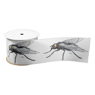 En Satin bobine de ruban blanc Fly Buddy