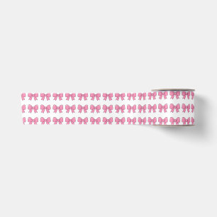 En Satin Conception de ruban à nœud rose mignon – Nœud fémi