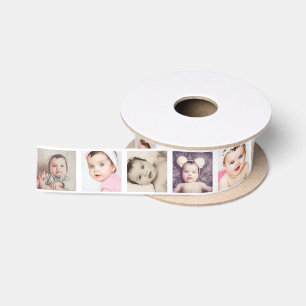 En Satin Créez Votre Propre Ruban Personnalisé de 8 Photos