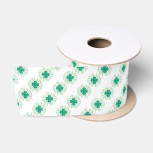 En Satin Cuillère à ruban blanc slainte