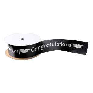 En Satin Diplômé - Félicitations - Ruban enveloppant cad