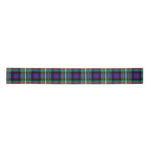 En Satin Ferguson Tartan couleurs vives Ruban
