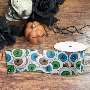 En Satin Halloween Ruban de Yeux de Dessin Animé