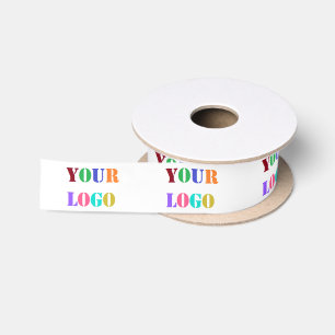 En Satin Logo Personnalisé Photo Ruban promotionnel Votre e