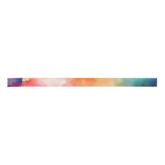 En Satin Ruban d'aquarelle Rainbowcolor dynamique