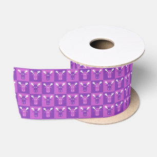 En Satin Ruban d'art Pop Head Moose