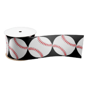 En Satin Ruban de conception de base-ball