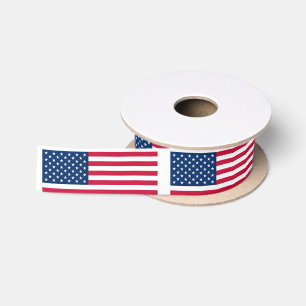 En Satin Ruban de drapeau américain USA - Patriotique