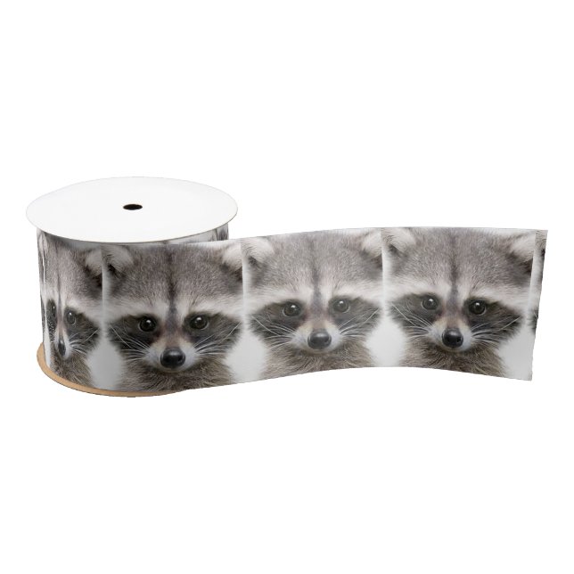 En Satin Ruban de la Figure Raccoon (Bobine)