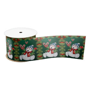 En Satin Ruban de Noël, Snowman
