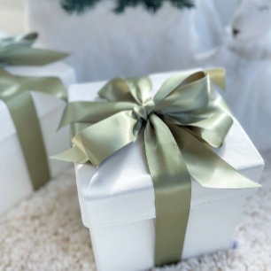 En Satin Ruban de sauge