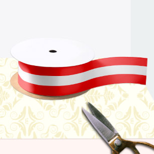 En Satin Ruban des couleurs du drapeau suisse, Suisse/sport