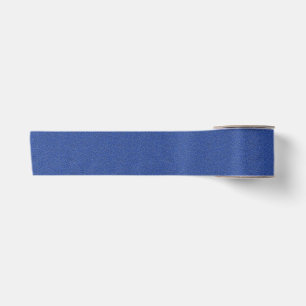 En Satin Ruban d'impression Blue Jean