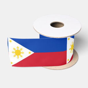 En Satin Ruban du drapeau philippin, Philippines