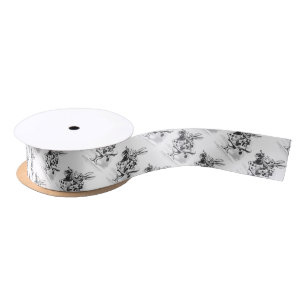 En Satin Ruban du Lapin Blanc d'Alice au Pays des Merveille