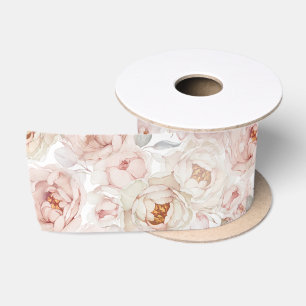 En Satin Ruban élégant de pivoine