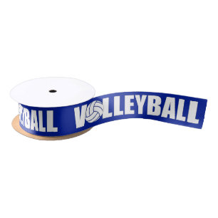 En Satin Ruban fait sur commande de couleur de volleyball