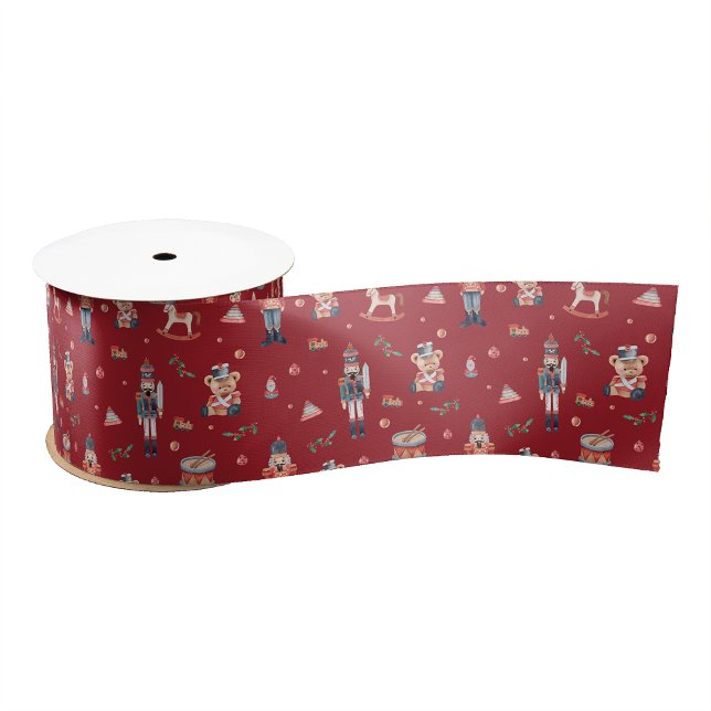 En Satin Ruban Nutcracker (Nutcracker Holiday Ribbon
)
