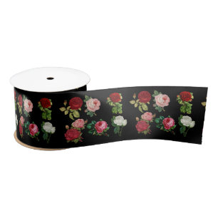 En Satin ruban rose