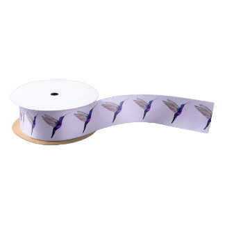 En Satin Ruban satiné de colibri pourpre