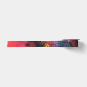 En Satin Vibrant ruban Abstrait d'enveloppement de couleur