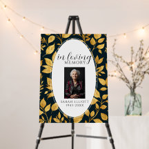 En souvenir affectueux Noir et or  Photo | Personn