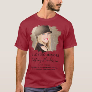 En Souvenir   T-Shirt Mémorial Photo