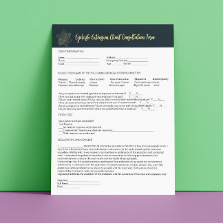 En-tête De Lettre Allergy Patch Test Golden Détails Consentement For