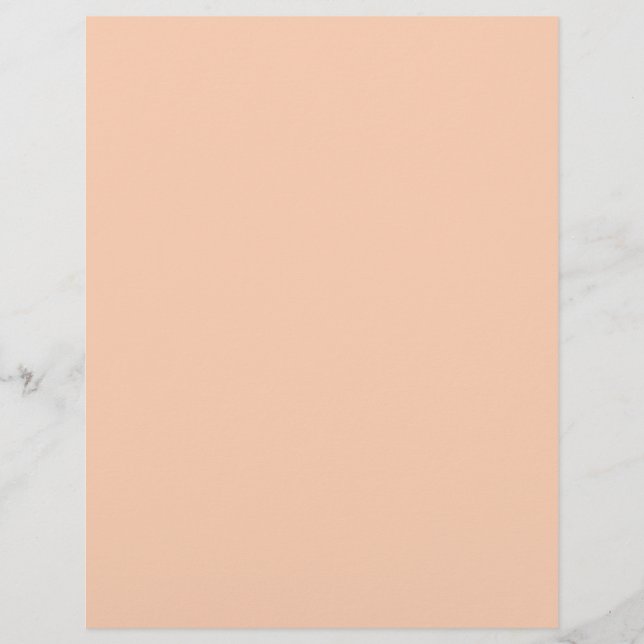 En-tête De Lettre  Apricot (couleur solide) 	 (Devant)