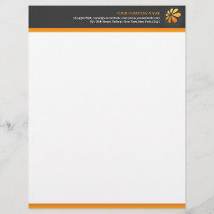 En-tête De Lettre Avec Motif Toute entreprise avec en-tête logo