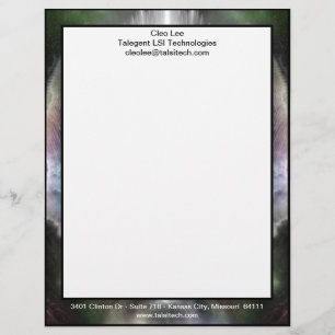 En-tête De Lettre Avec Motif Tyrinan Le Dieu Horikine de la guerre