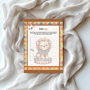 En-tête De Lettre Baby Circus_ Baby ABC Race Jeu