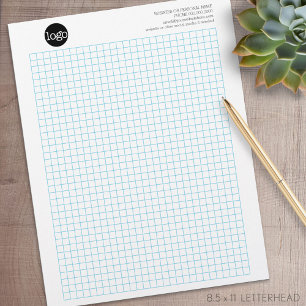 En-tête De Lettre Calcpad graphique d'ingénierie avec logo de l'entr