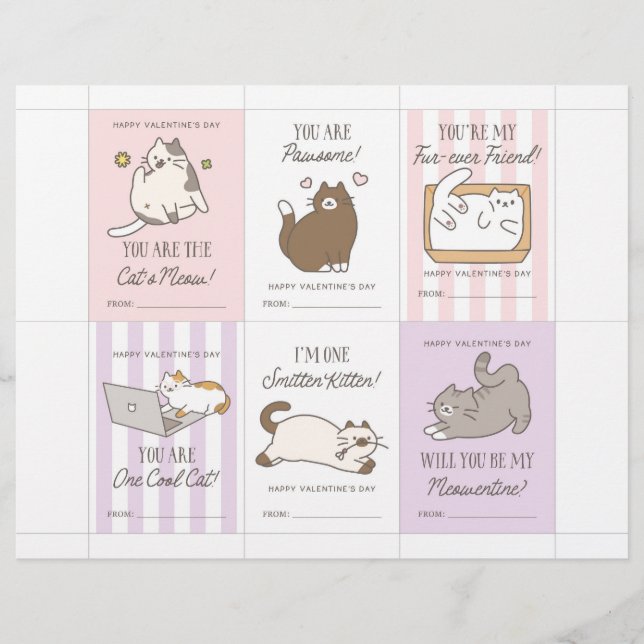 En-tête De Lettre Cartes de la Saint-Valentin pour enfants en forme  (Devant)