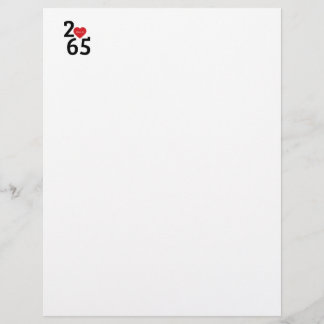 En-tête De Lettre Chambre numéro 256 dans  
