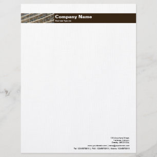 En-tête De Lettre Customisable Bande photo v2 - Échafaudage