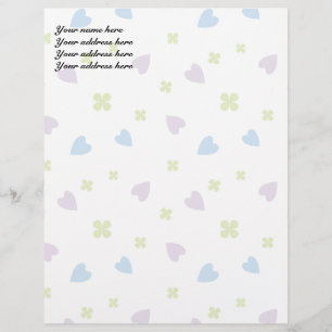 En-tête De Lettre Customisable Cœurs de la Saint-Valentin