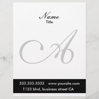 En-tête De Lettre Customisable en-têtes monogrammes