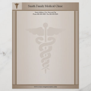 En-tête De Lettre Customisable Médecin Médicale Docteur en chef