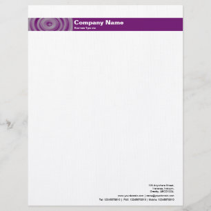 En-tête De Lettre Customisée Bande photo v2 - Roue Abstraite 02