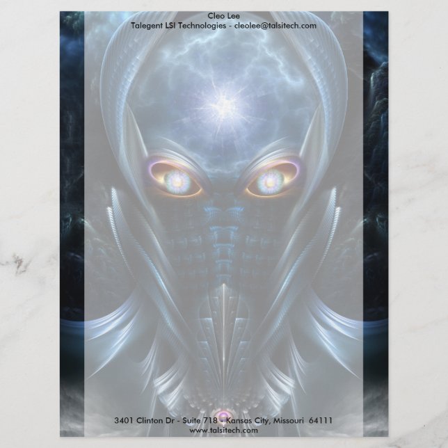 En-tête De Lettre Customisée Darian Warrior (Devant)