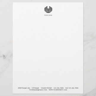 EN-TÊTE DE LETTRE CUSTOMISÉE ÉLÉGANCE FLEUR DESIGN SPA BIEN-ÊTRE