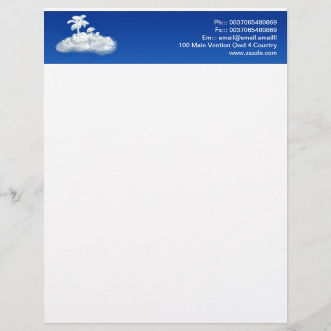 En-tête De Lettre Customisée en-tête (Devant)