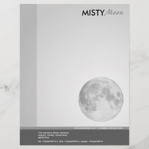 En-tête De Lettre Customisée Misty Moon