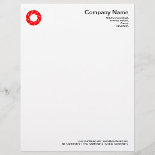 En-tête De Lettre Customisée Ouverture - Rouge