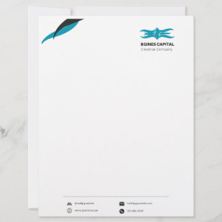 EN-TÊTE DE LETTRE D'AFFAIRES MINIMALISTE