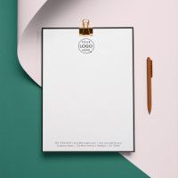En-tête de lettre de logo d'entreprise | Lettre à