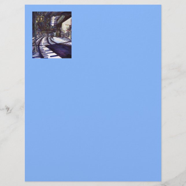 En-tête De Lettre Dusting the Piano (Devant)