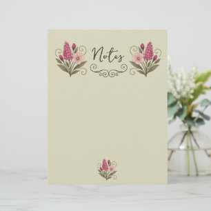 En-tête De Lettre Elegant Floral Stationery Paper for florist
