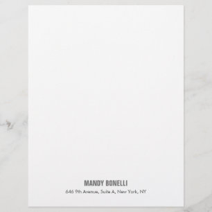 En-tête De Lettre Élégant professionnel minimaliste moderne ajouter